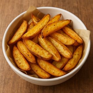 Patate dippers con cacio e pepe