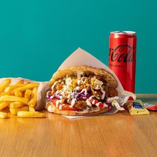 Panino falafel menù