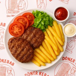 Piatto Hamburger di vitello