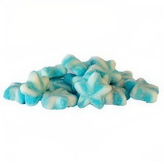 Stelle azzurre gommose al lampone 100 g