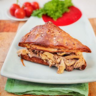 Faraona alla leccarda sandwich