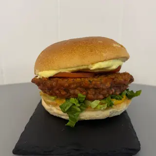 Burger di piselli e lenticchie e rapa rossa
