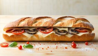 Panino salsiccia, provola e funghi