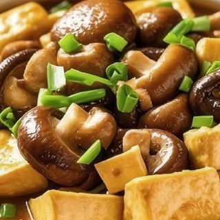 112-Tofu con Gamberetti e bambu'