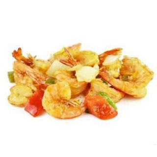 gamberi con sale pepe