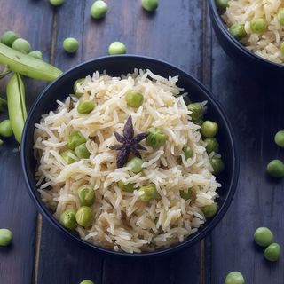 Green pea rice