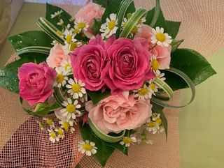 Rose e mimosa