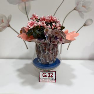 Azalea in Vaso di Vetro