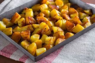 Lombata di vitello con patate arrosto