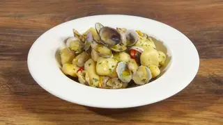 Gnocchi fatti in casa alle vongole veraci