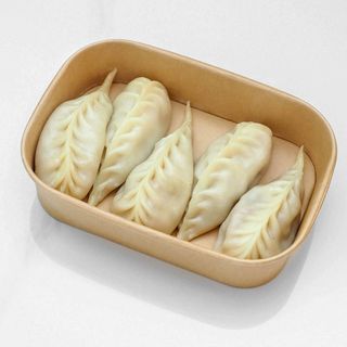 Ravioli di gamberi e verdura