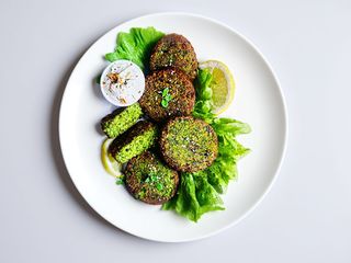 Falafel con verdure