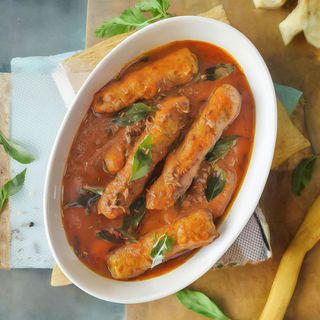 138 Chicken seekh kabab curry