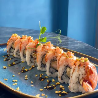 US8. Uramaki hot roll - 8 pezzi