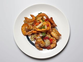 R37. Gamberi, sale e pepe