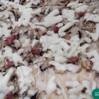 Funghi e salsiccia senza lattosio