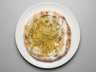 Pizza pistacchio