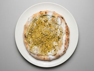 Pizza pistacchio