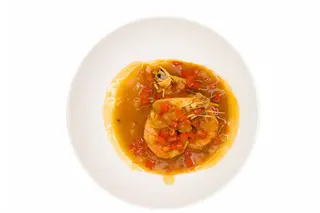 150. Gamberoni in salsa piccante