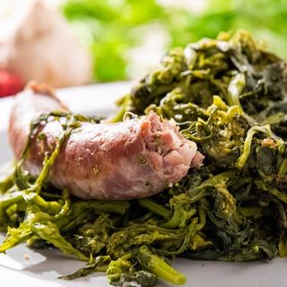 Broccoletti e salsiccia 