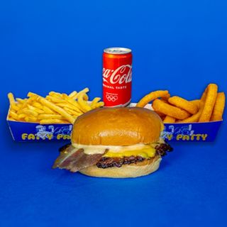 MENU BACON VEG + 6 ONION RINGS