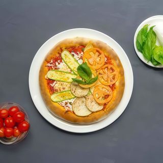 Pizza verdure gluten