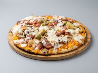 Pizza tonda capricciosa
