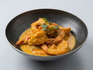 86. Gamberi al burro e aglio in padella