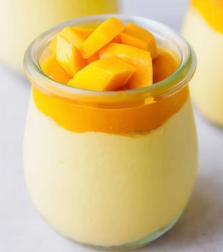 Mini cheesecake mango e passion fruit