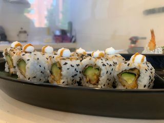 Uramaki veggie tempura