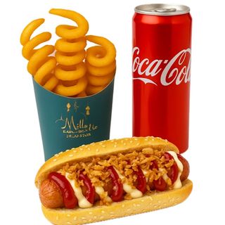 Menù hot dog con stuzzicheria