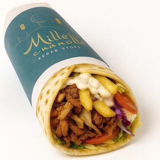 Piadina Kebab  di Pollo e Tacchino Media