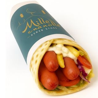 Piadina con würstel