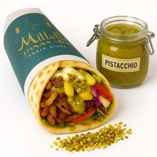 Piadina Kebab al pistacchio max