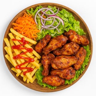 Piatto alette di pollo