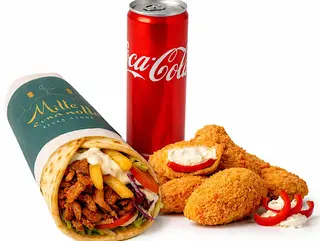 ‼️ Novità ‼️ Menù Kebab medio + Red hot Jalapenos