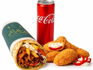 ‼️ Novità ‼️ Menù Kebab medio + Red hot Jalapenos