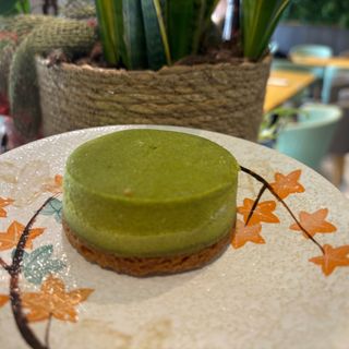 Cheesecake al te verde