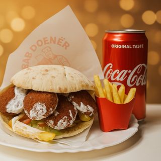  Menù Panino falafel 