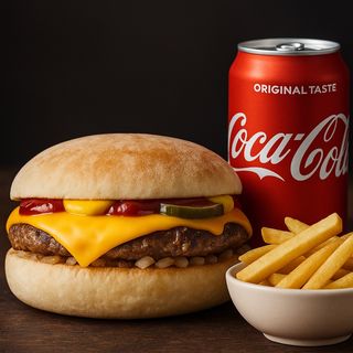 Panino hamburgher menù