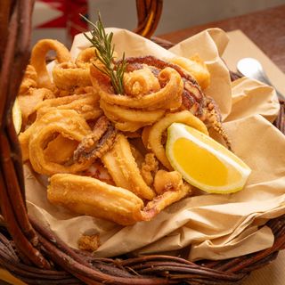 Frittura di Totani e Gambero di Mazara