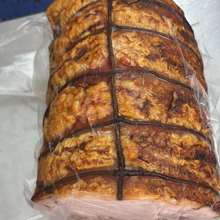 Panuozzo Porchetta, provola, patate al forno