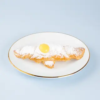 Kipferl di sfoglia alla crema pasticcera