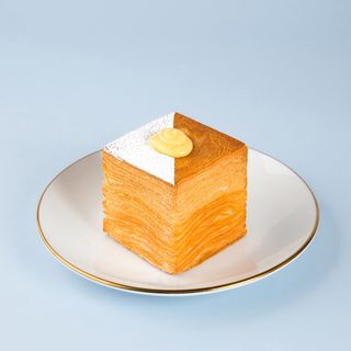 Croissant cubico allo zabaione