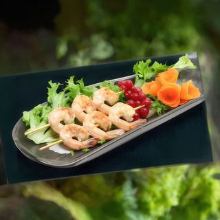 113 Spiedini di gamberi gamberi mazzancolla