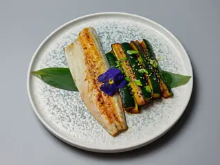 Seabass& zucchini