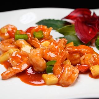 Gamberi in agrodolce 