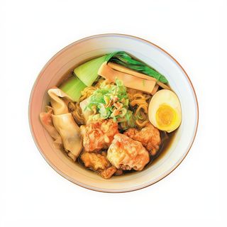 R02. Karaage wantan shoyu ramen