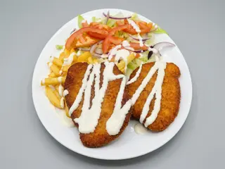 Piatto con la cotoletta