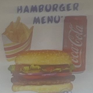 Panino hamburger menu